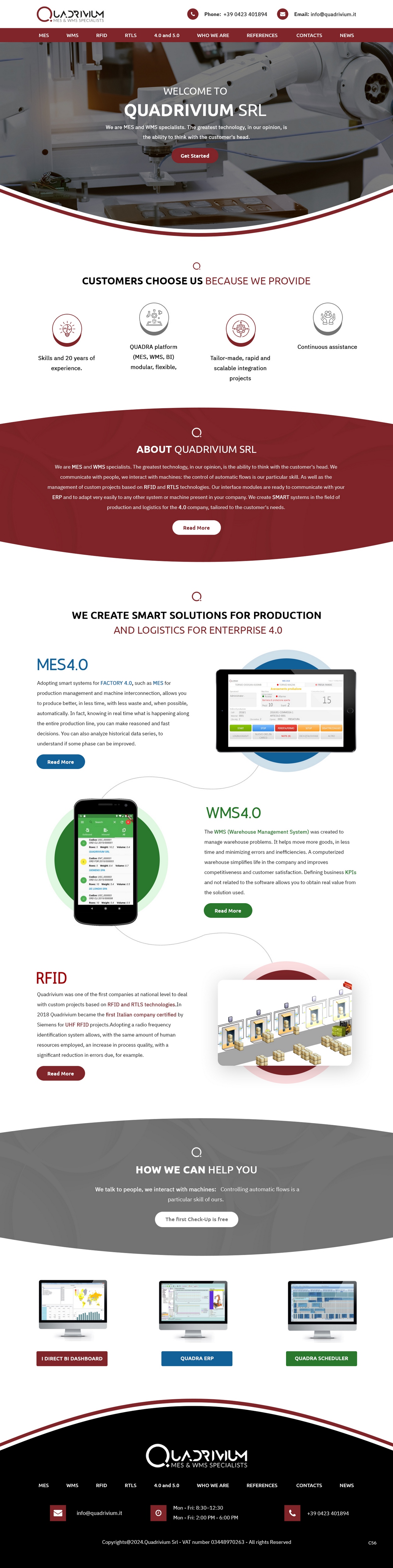 Web-Design von pb für Quadrivium Srl | Design #34065441