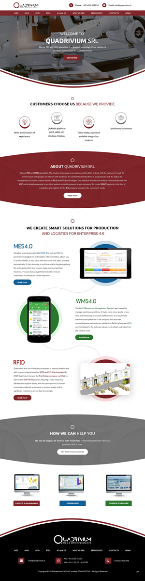 Diseño Web por pb para Quadrivium Srl | Diseño: #34065441