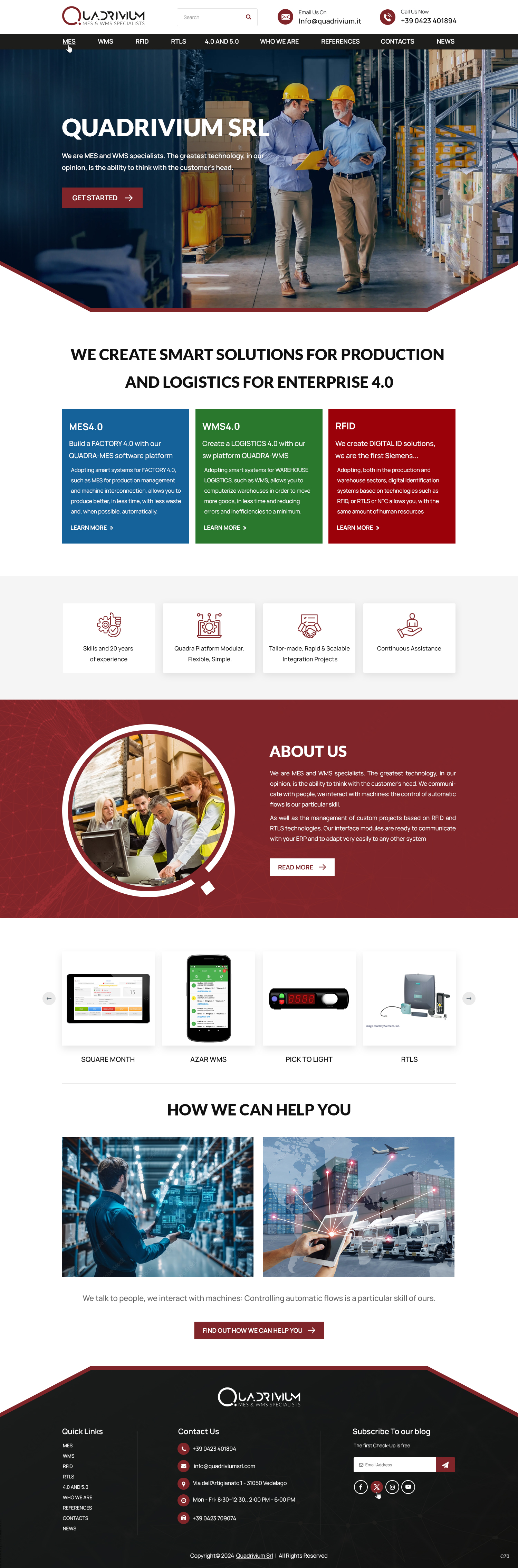 Web-Design von pb für Quadrivium Srl | Design #34065443