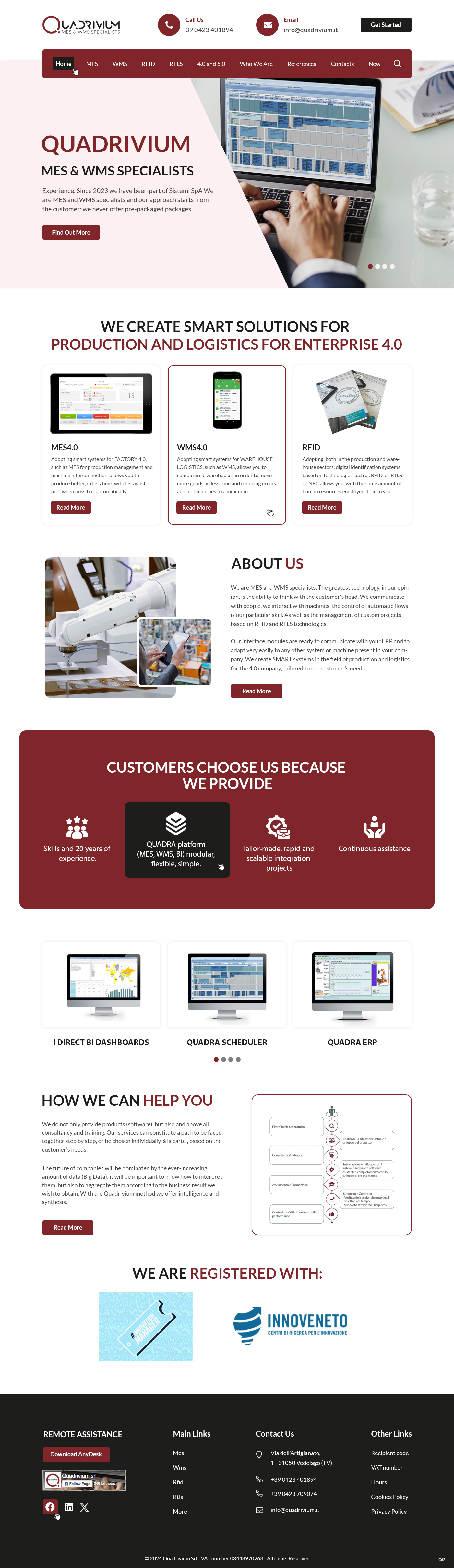 Web-Design von pb für Quadrivium Srl | Design #34065445