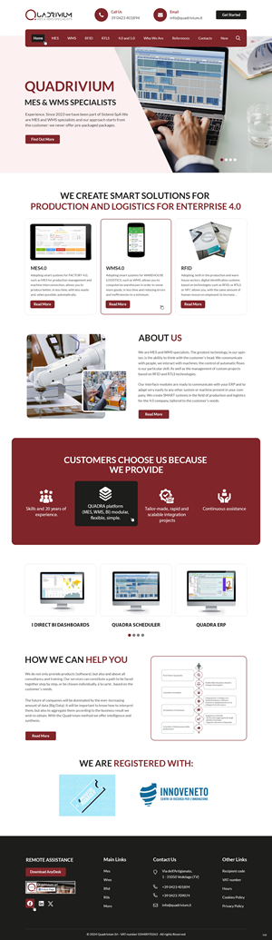 Diseño Web por pb para Quadrivium Srl | Diseño: #34065445