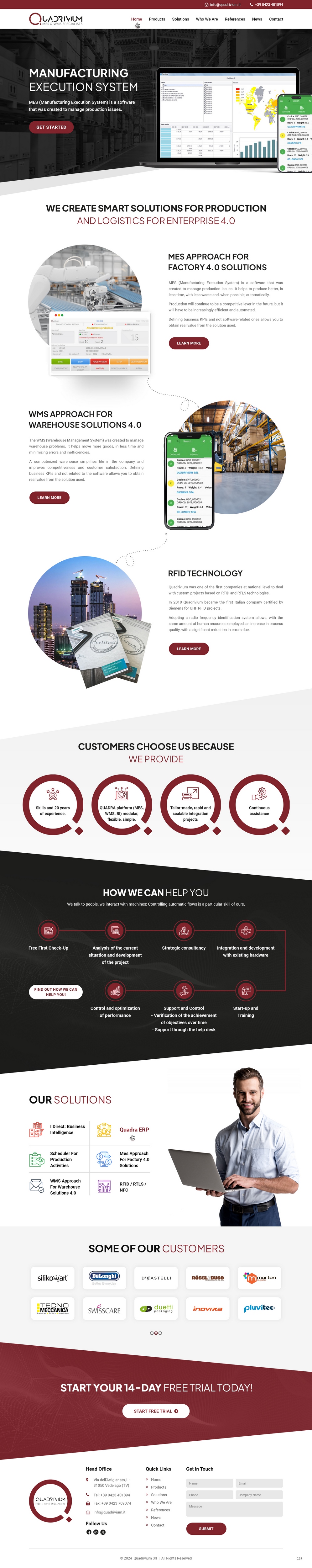 Web-Design von pb für Quadrivium Srl | Design #34077692