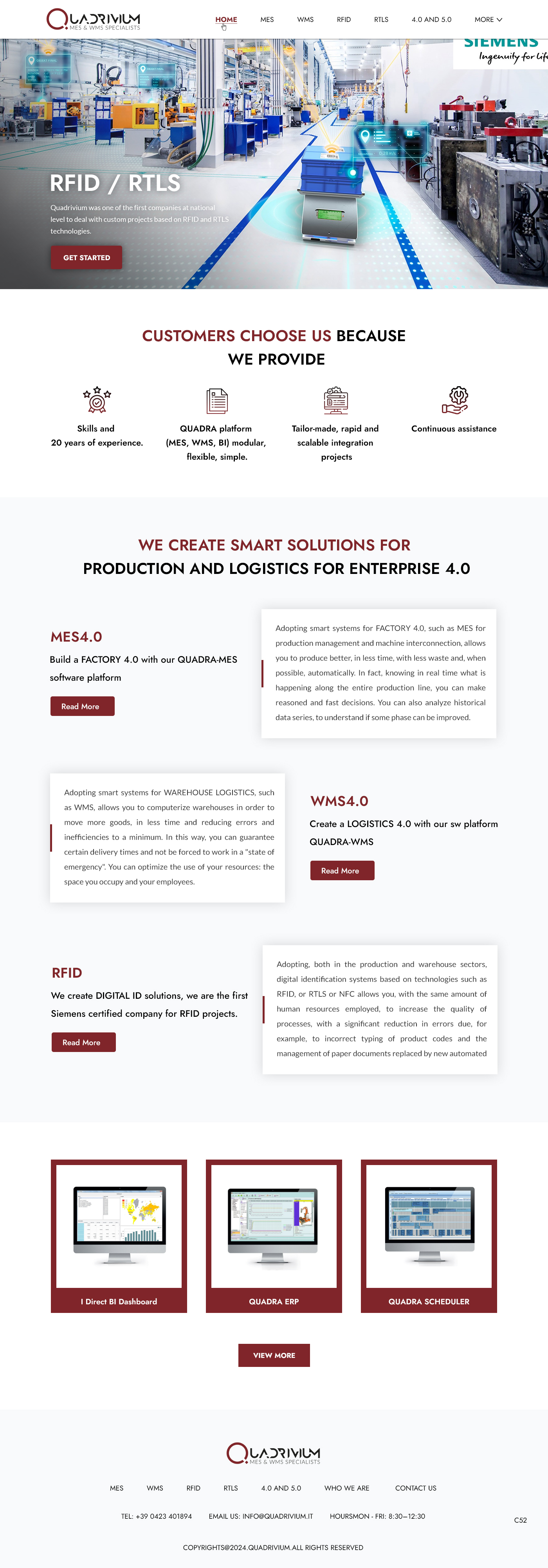 Web Design par pb pour Quadrivium Srl | Design #34077694