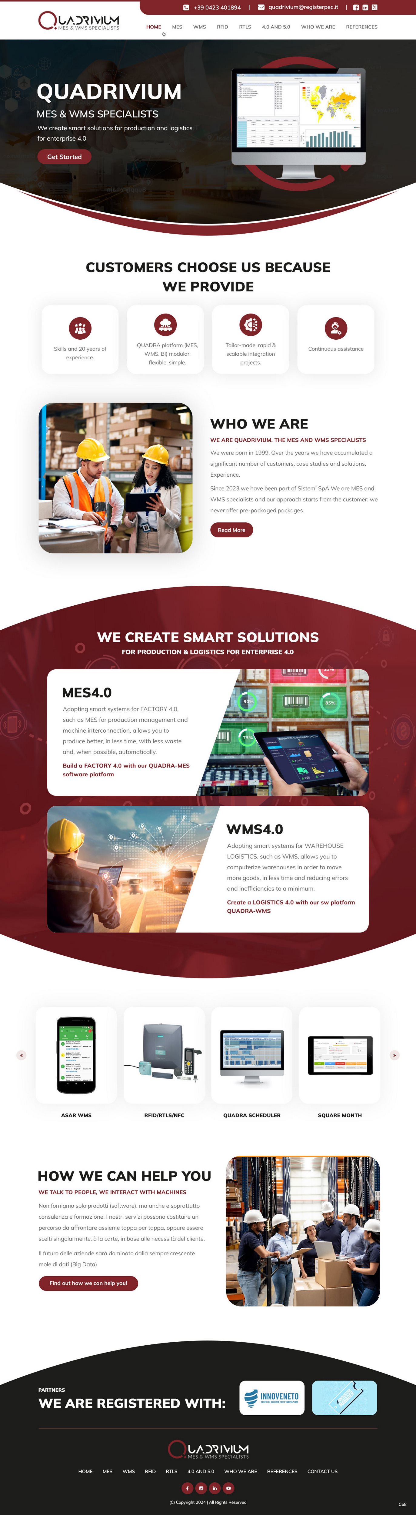 Web-Design von pb für Quadrivium Srl | Design #34077695