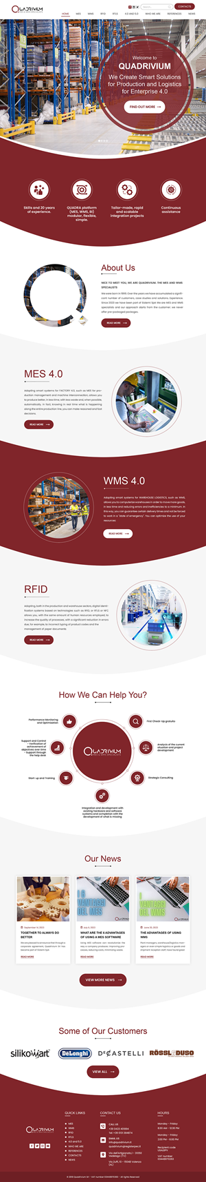 Diseño Web por Creations Box 2015 para Quadrivium Srl | Diseño: #34067657