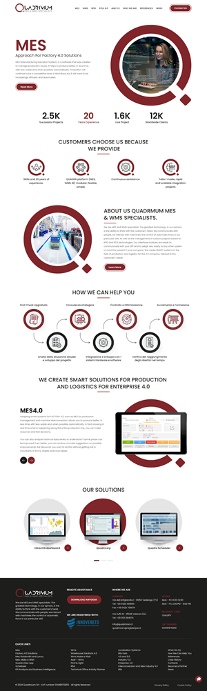 Web Design by nzdesigners for Quadrivium Srl | Design #34072588