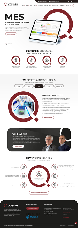 Web Design par nzdesigners pour Quadrivium Srl | Design : #34072590