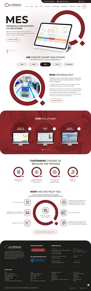 Web Design par nzdesigners pour Quadrivium Srl | Design : #34072591