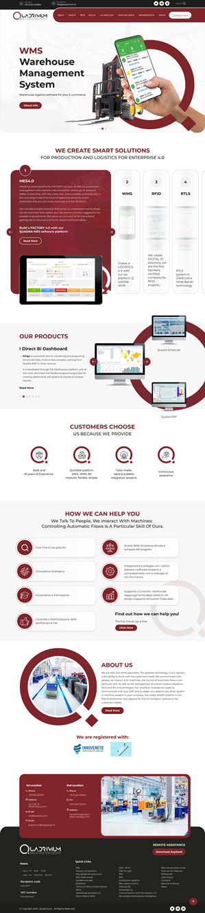 Web Design par nzdesigners pour Quadrivium Srl | Design : #34077446