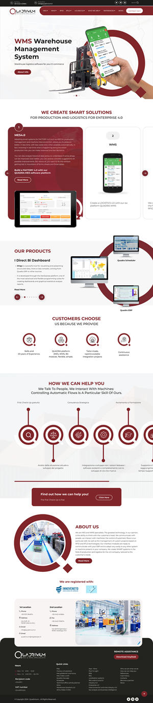 Web Design par nzdesigners pour Quadrivium Srl | Design : #34077449