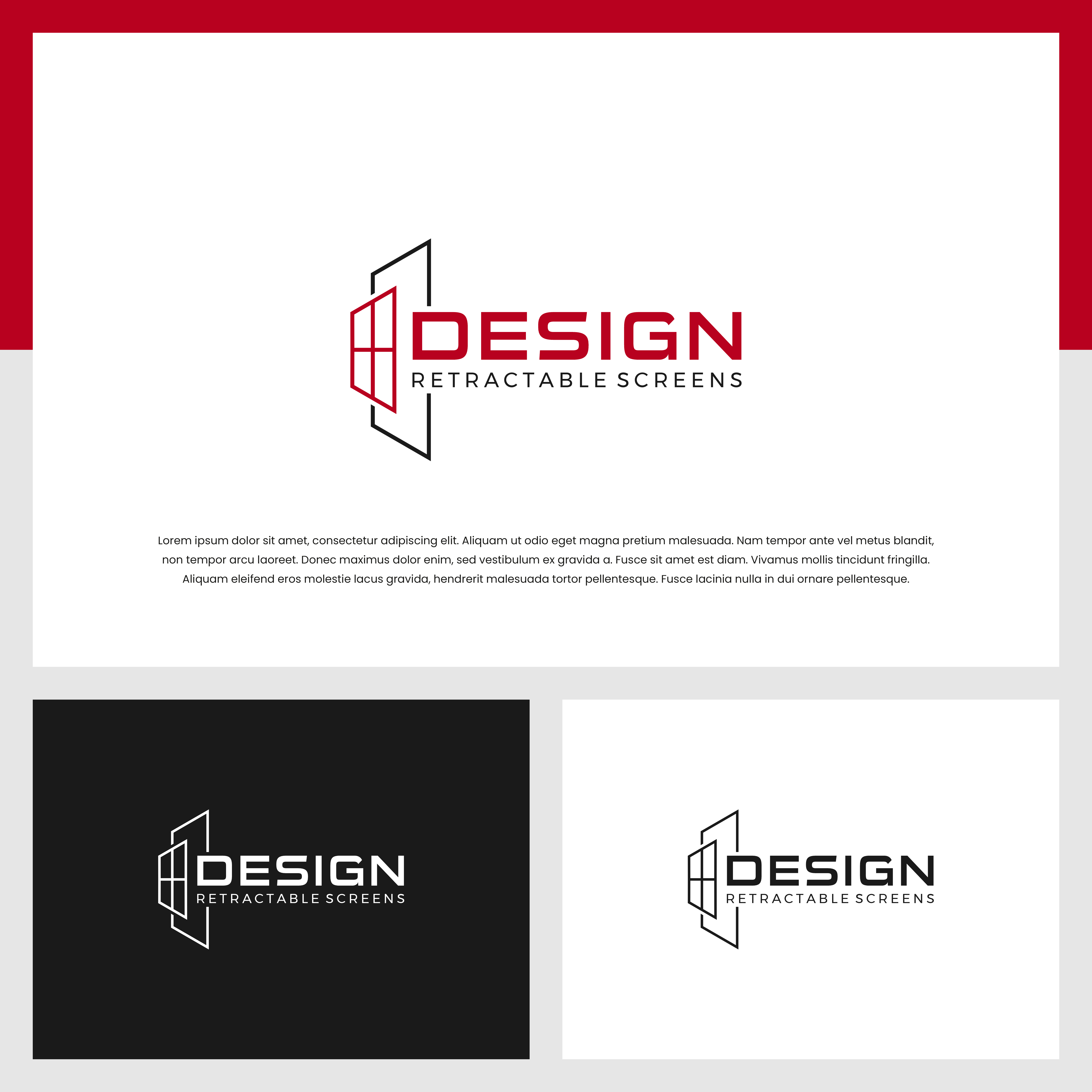 Logo Design by Adilia Romadina for Design Windows & Doors, Inc. | Design #34062223