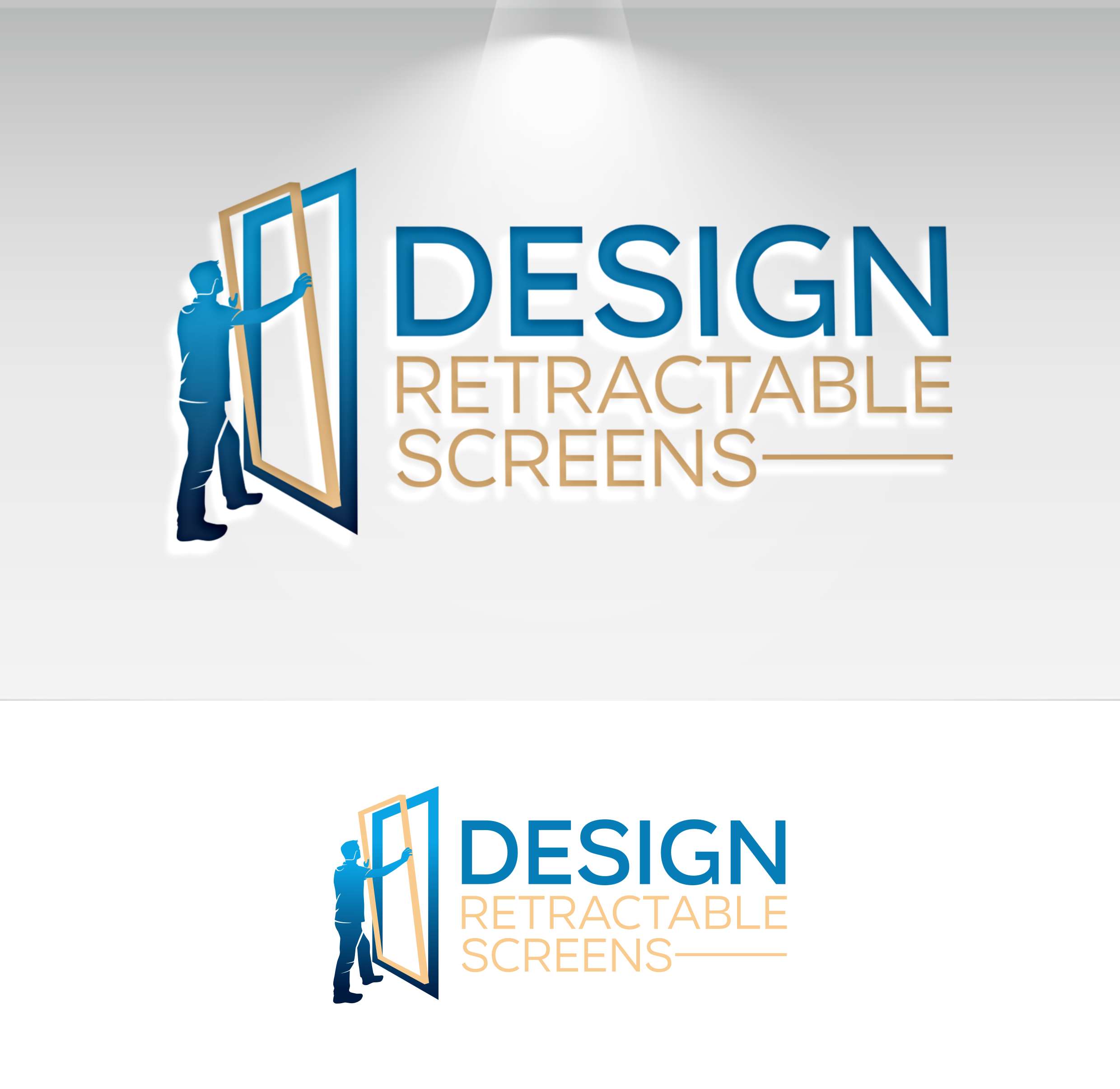 Logo Design by DesigNooox for Design Windows & Doors, Inc. | Design #34064819