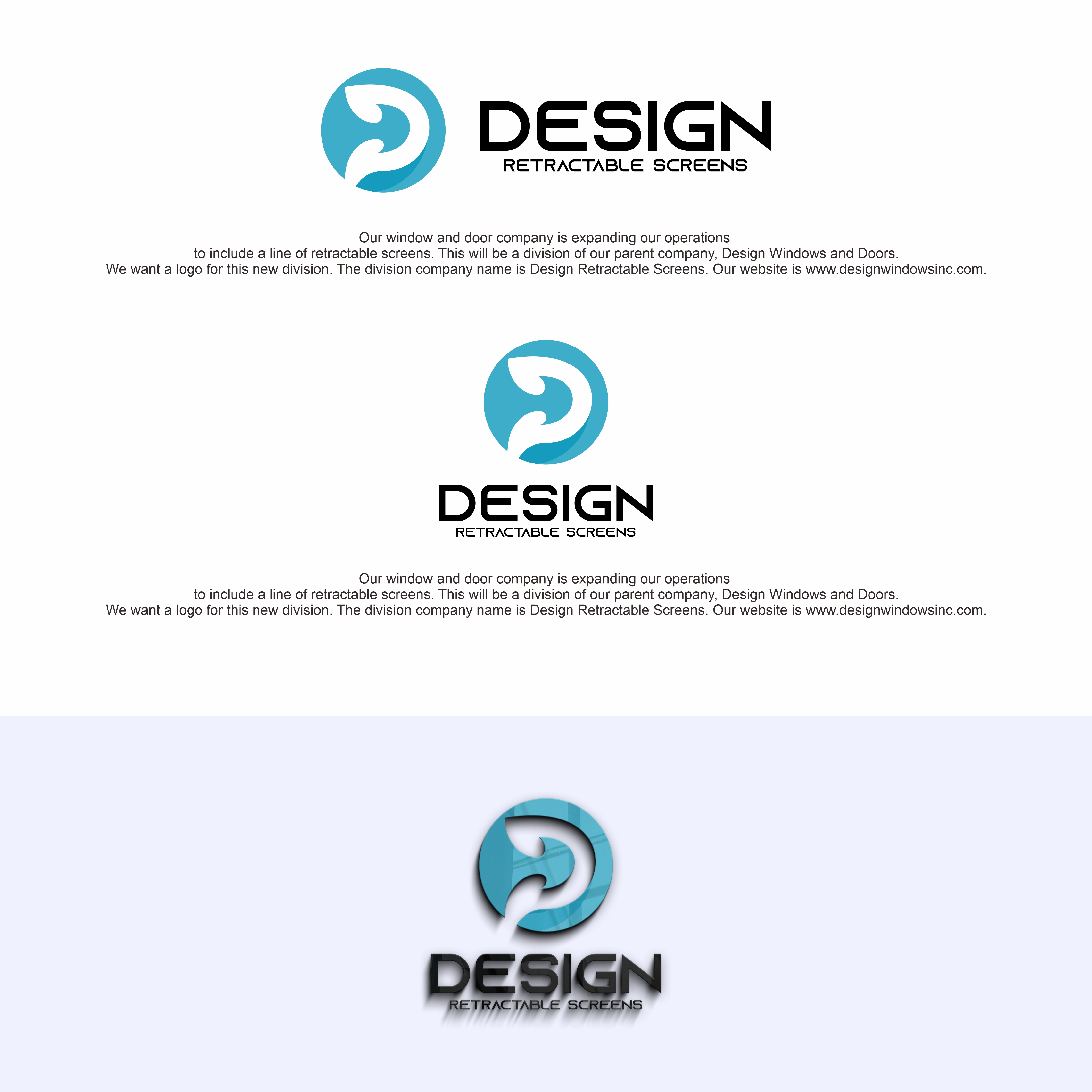Logo Design by enka94 for Design Windows & Doors, Inc. | Design #34067521