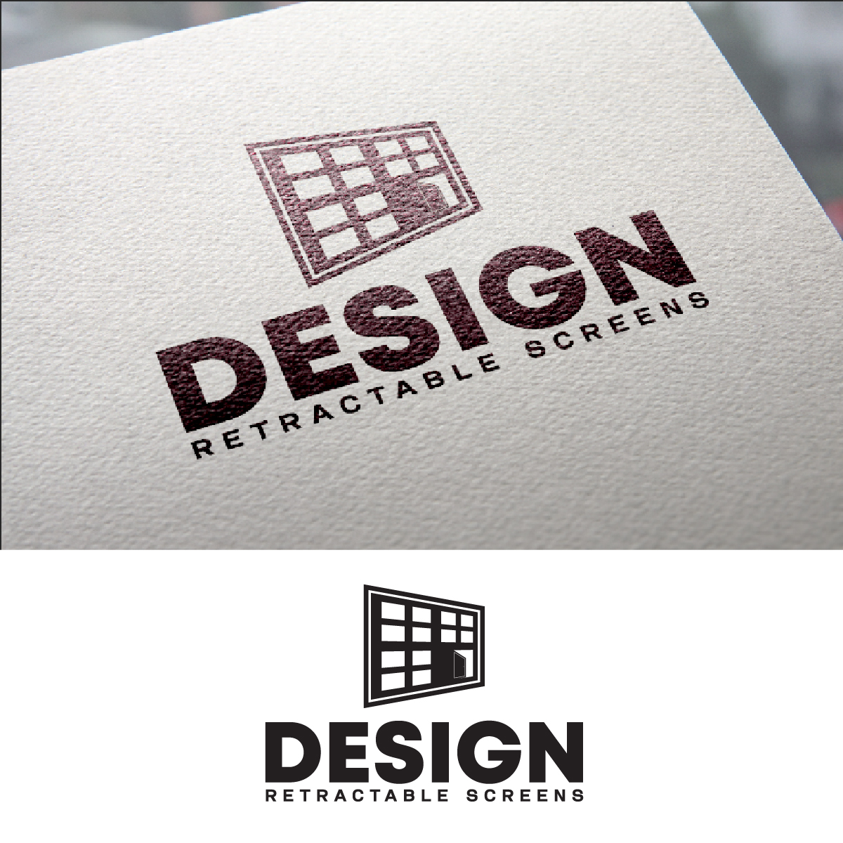 Logo Design by fly  design for Design Windows & Doors, Inc. | Design #34063738