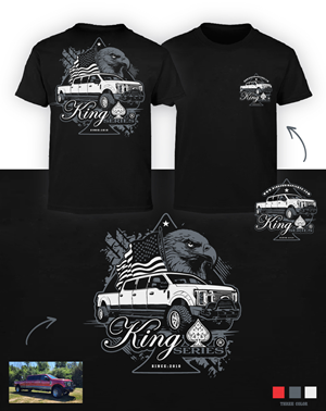 King Series 6 door Trucks needs a solid design for tshirt back