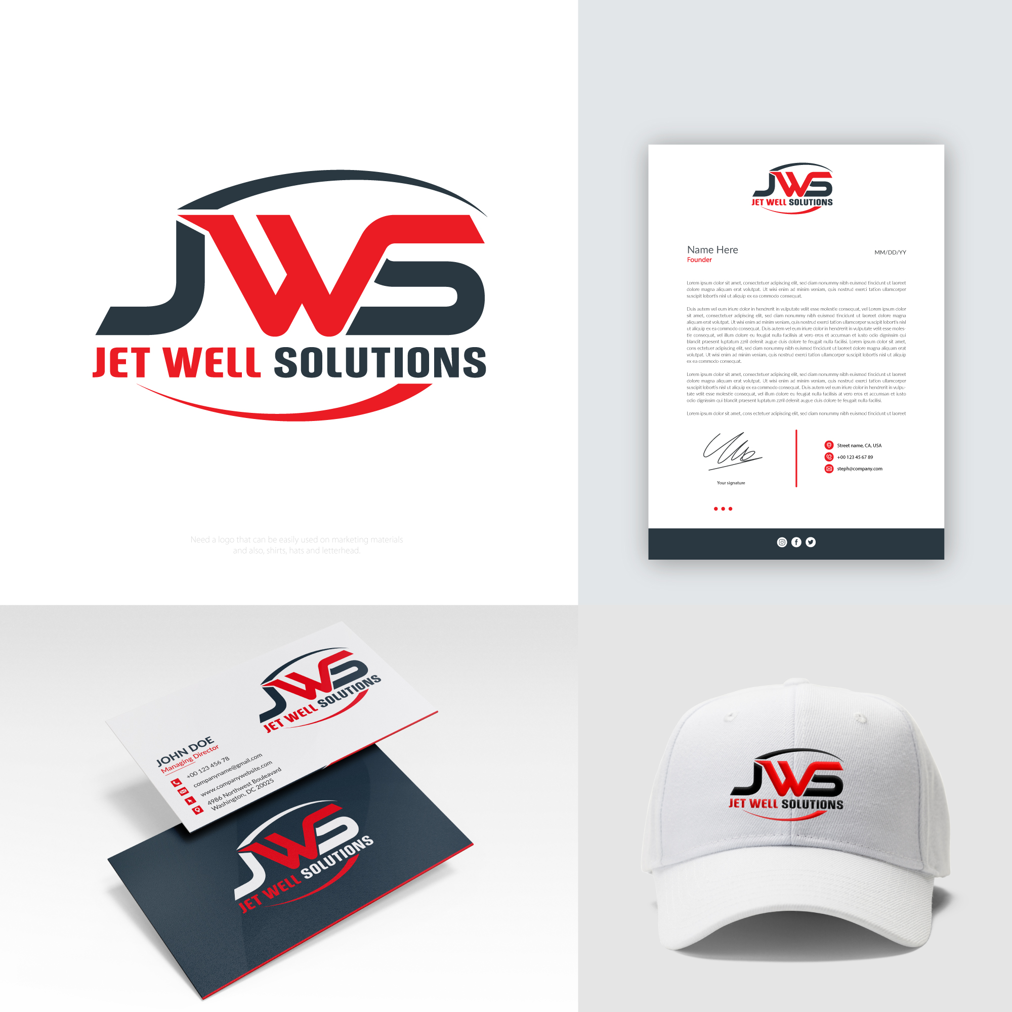 Logo Design by UMBRA Designs for JET Well Solutions  | Design #34060264