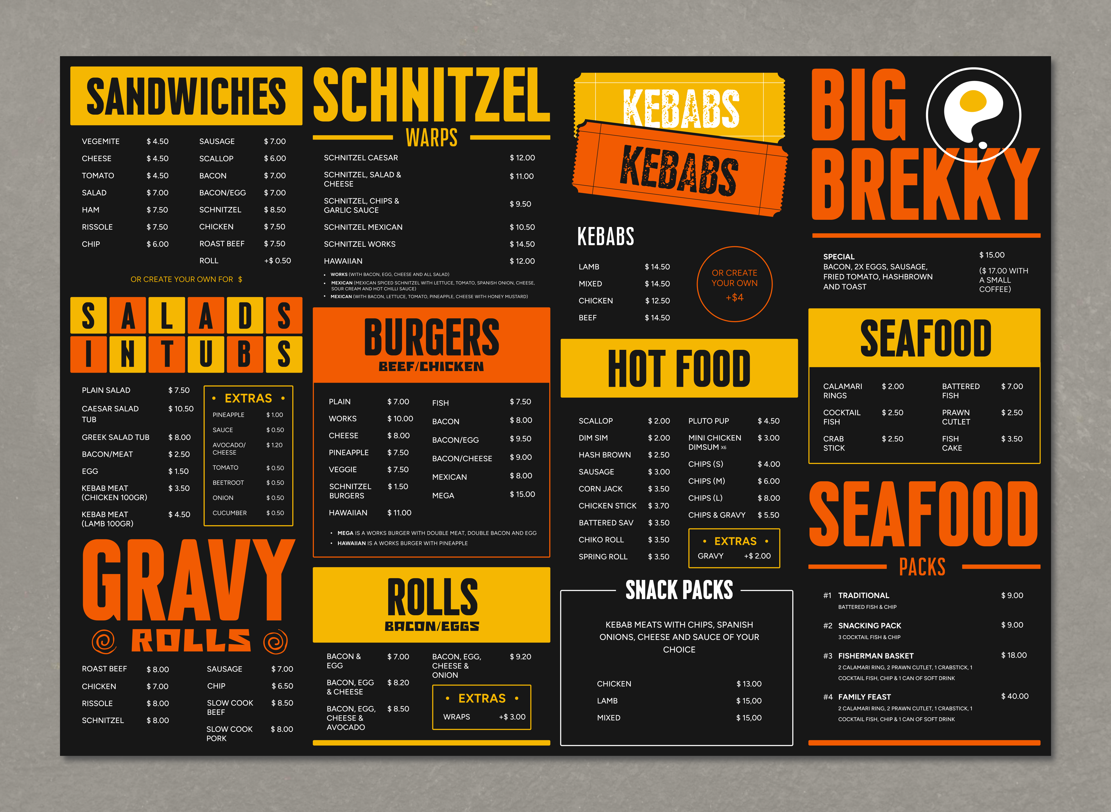 Signage Design by Cancan for Hunter Hungry Hordes Pty Ltd | Design #34070475