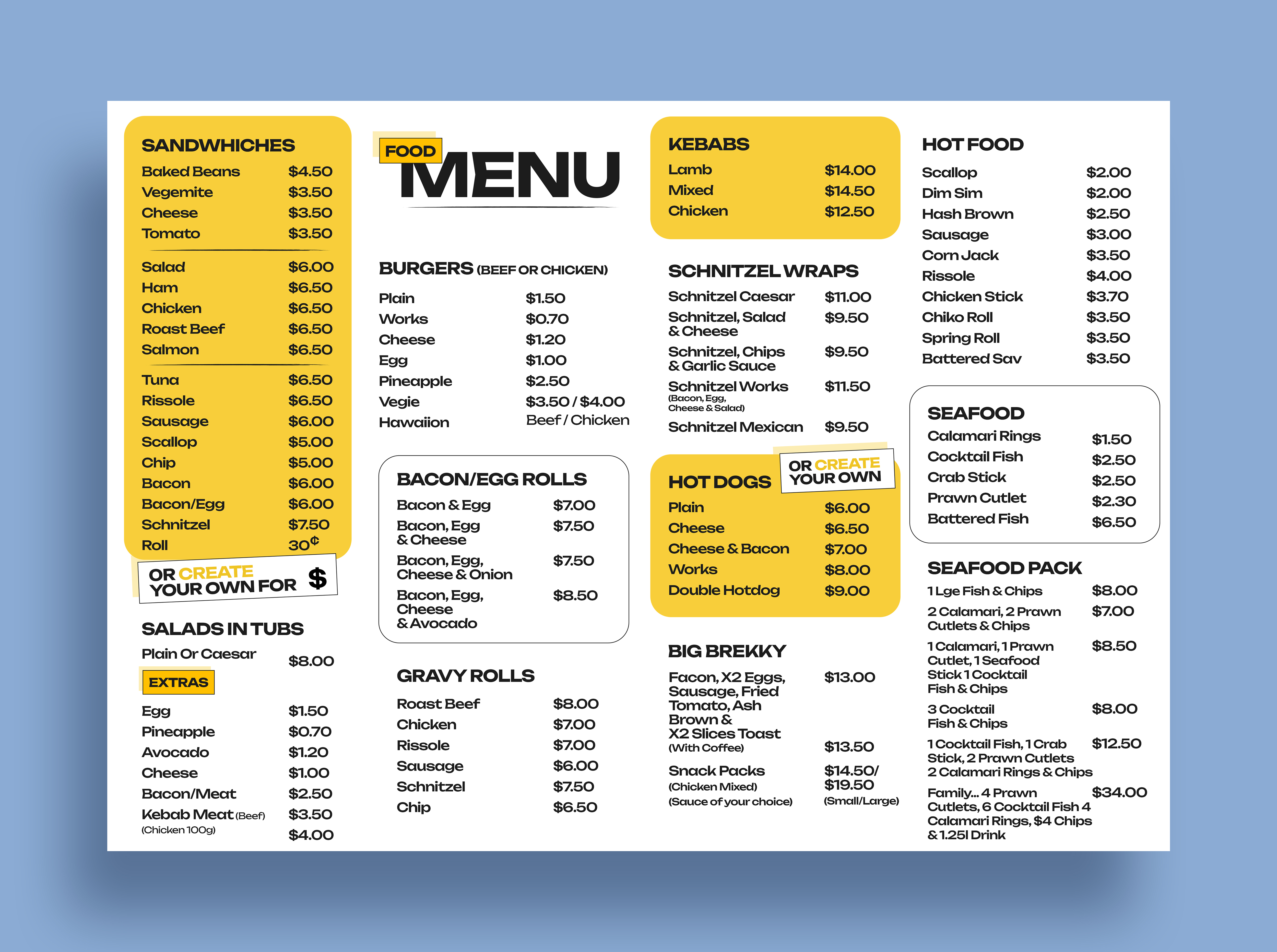 Signage Design by Graphic Guy for Hunter Hungry Hordes Pty Ltd | Design #34063988