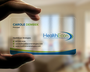 Design de Carte de Visite par sadikul islam pour HealthEcon Strategies | Design : #34066066