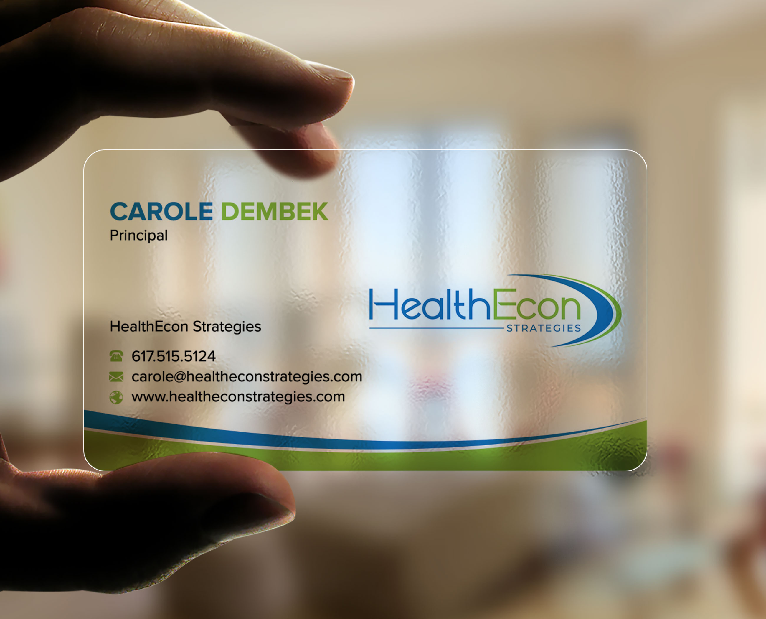 Design de Carte de Visite par sadikul islam pour HealthEcon Strategies | Design #34066067