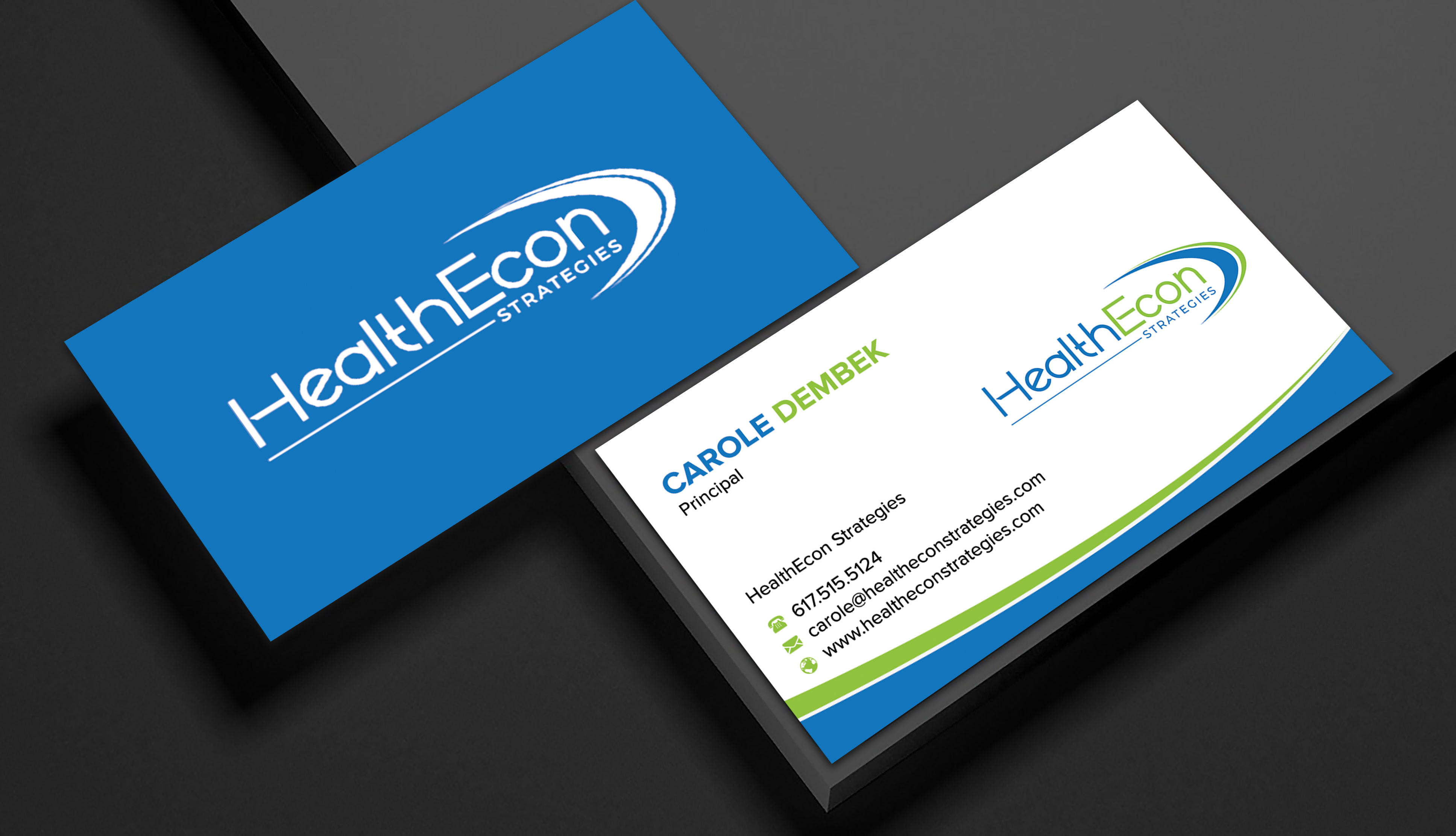 Design de Carte de Visite par sadikul islam pour HealthEcon Strategies | Design #34066068