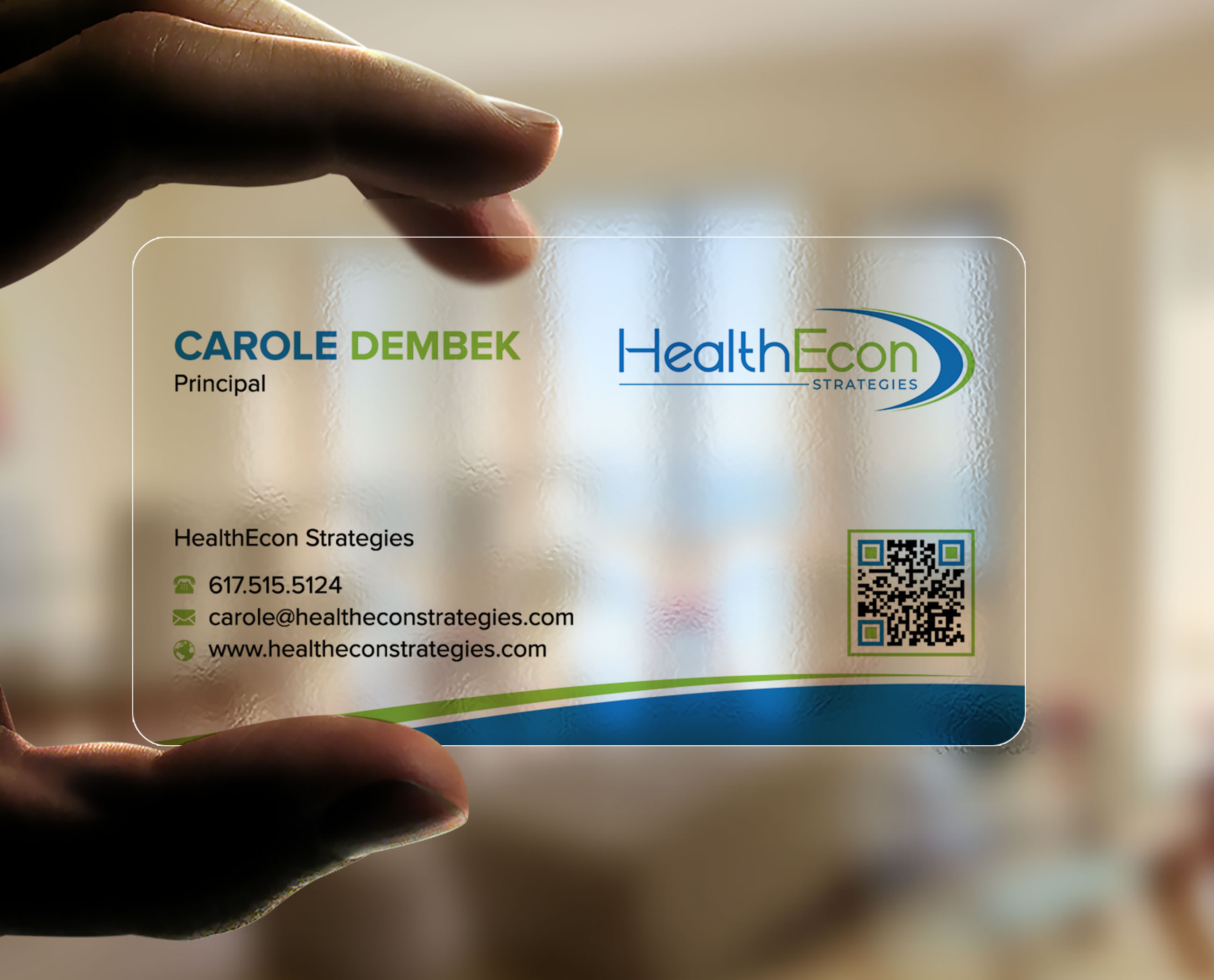 Design de Carte de Visite par sadikul islam pour HealthEcon Strategies | Design #34066091