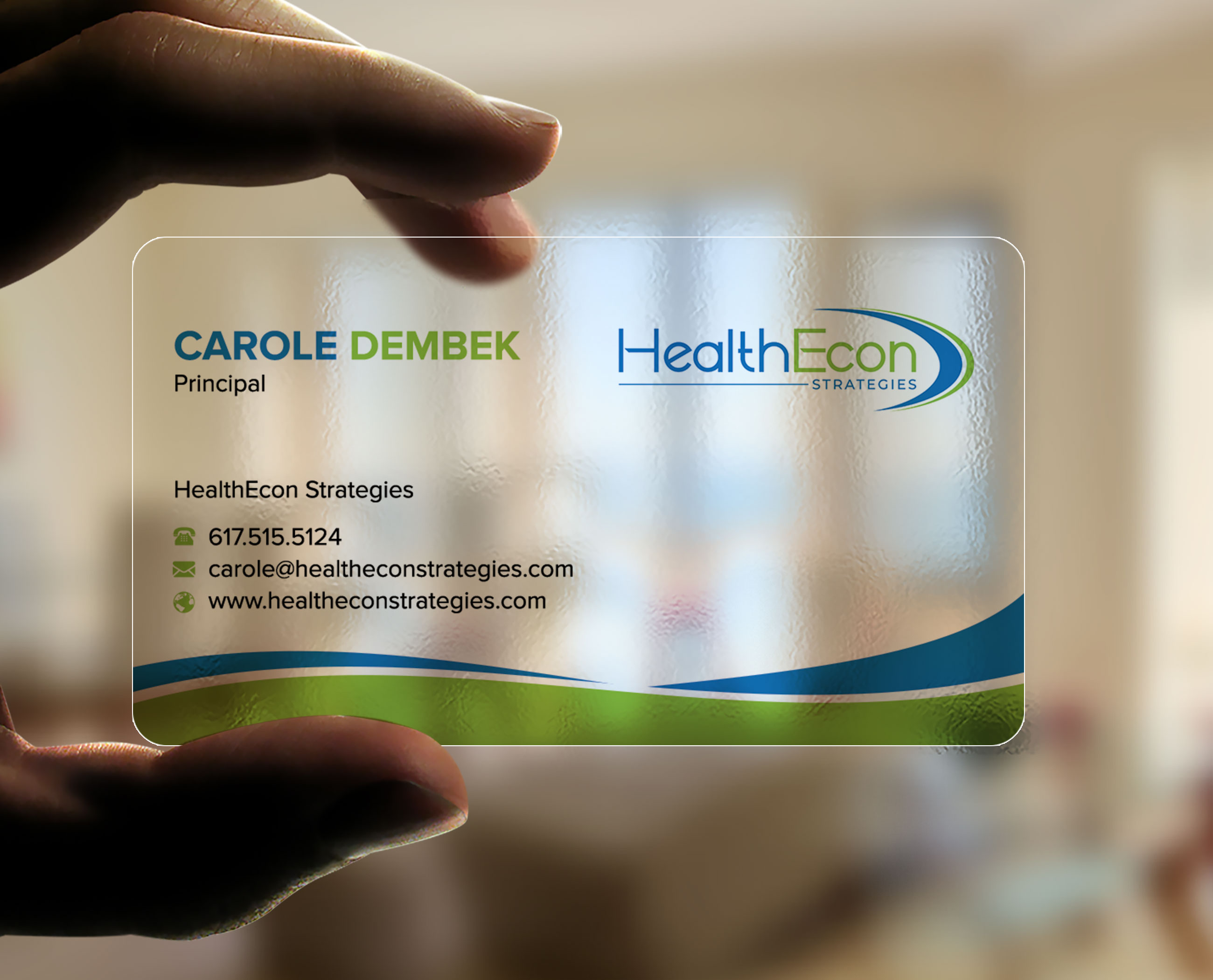 Design de Carte de Visite par sadikul islam pour HealthEcon Strategies | Design #34066102