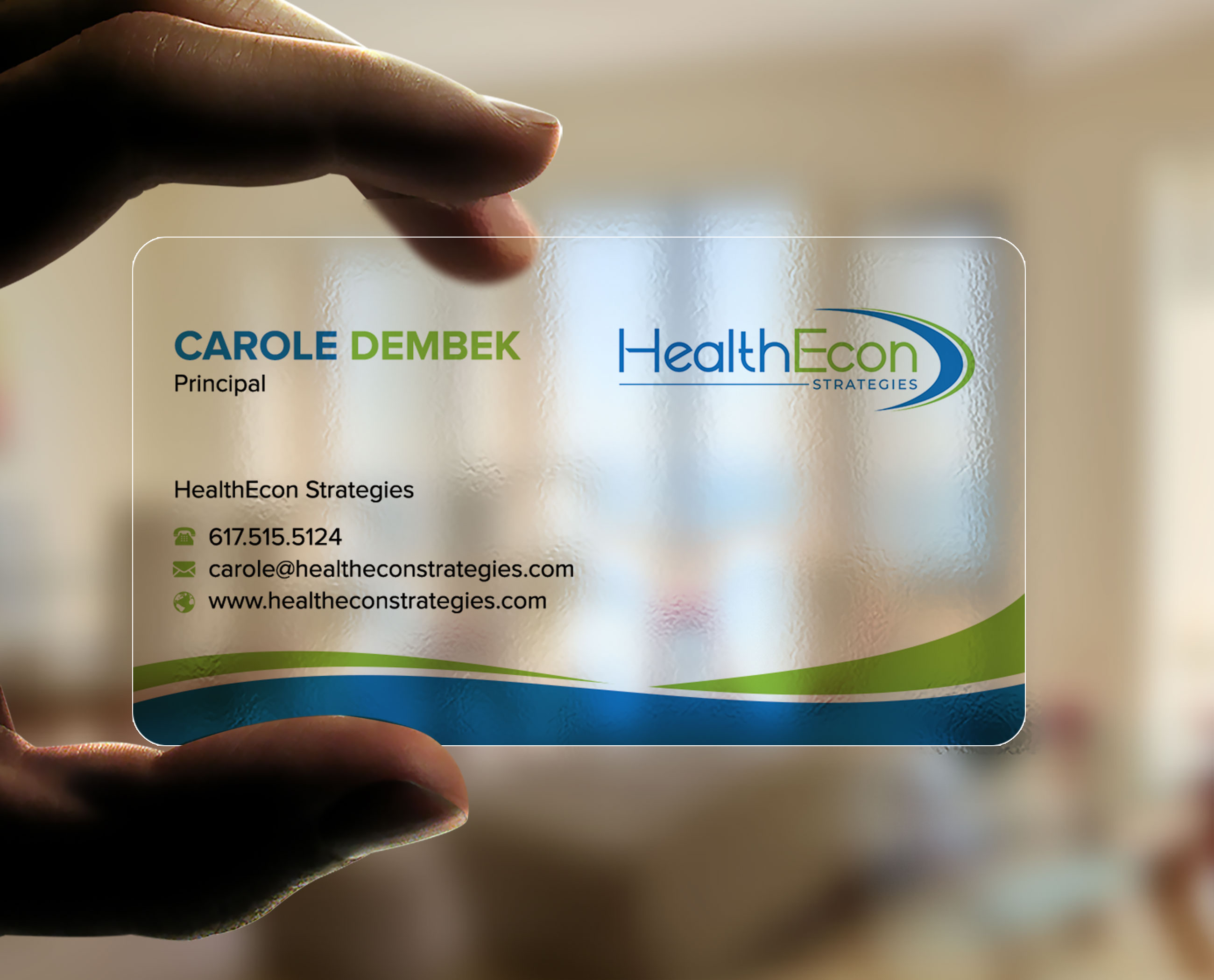 Design de Carte de Visite par sadikul islam pour HealthEcon Strategies | Design #34066104