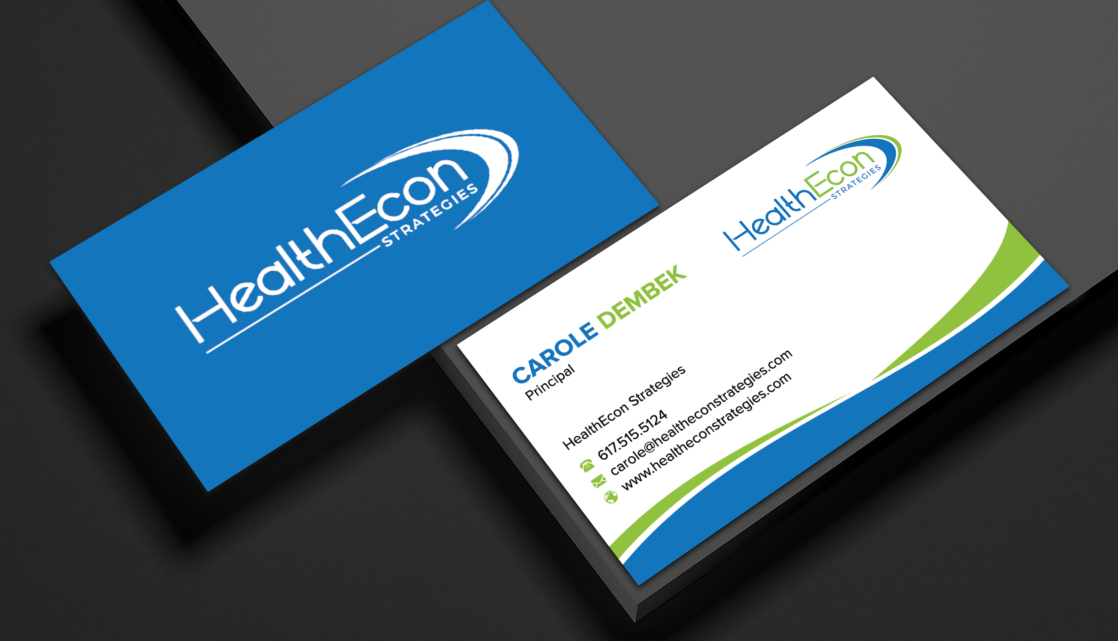 Design de Carte de Visite par sadikul islam pour HealthEcon Strategies | Design #34066105