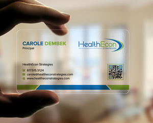 Design de Carte de Visite par sadikul islam pour HealthEcon Strategies | Design : #34066116