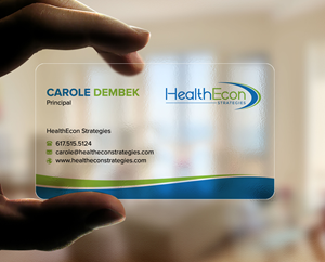 Design de Carte de Visite par sadikul islam pour HealthEcon Strategies | Design : #34066133