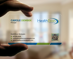Design de Carte de Visite par sadikul islam pour HealthEcon Strategies | Design : #34066143