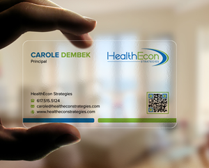 Design de Carte de Visite par sadikul islam pour HealthEcon Strategies | Design : #34066157