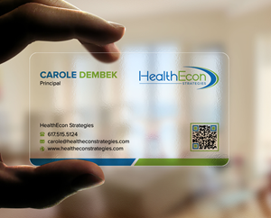 Design de Carte de Visite par sadikul islam pour HealthEcon Strategies | Design : #34066165