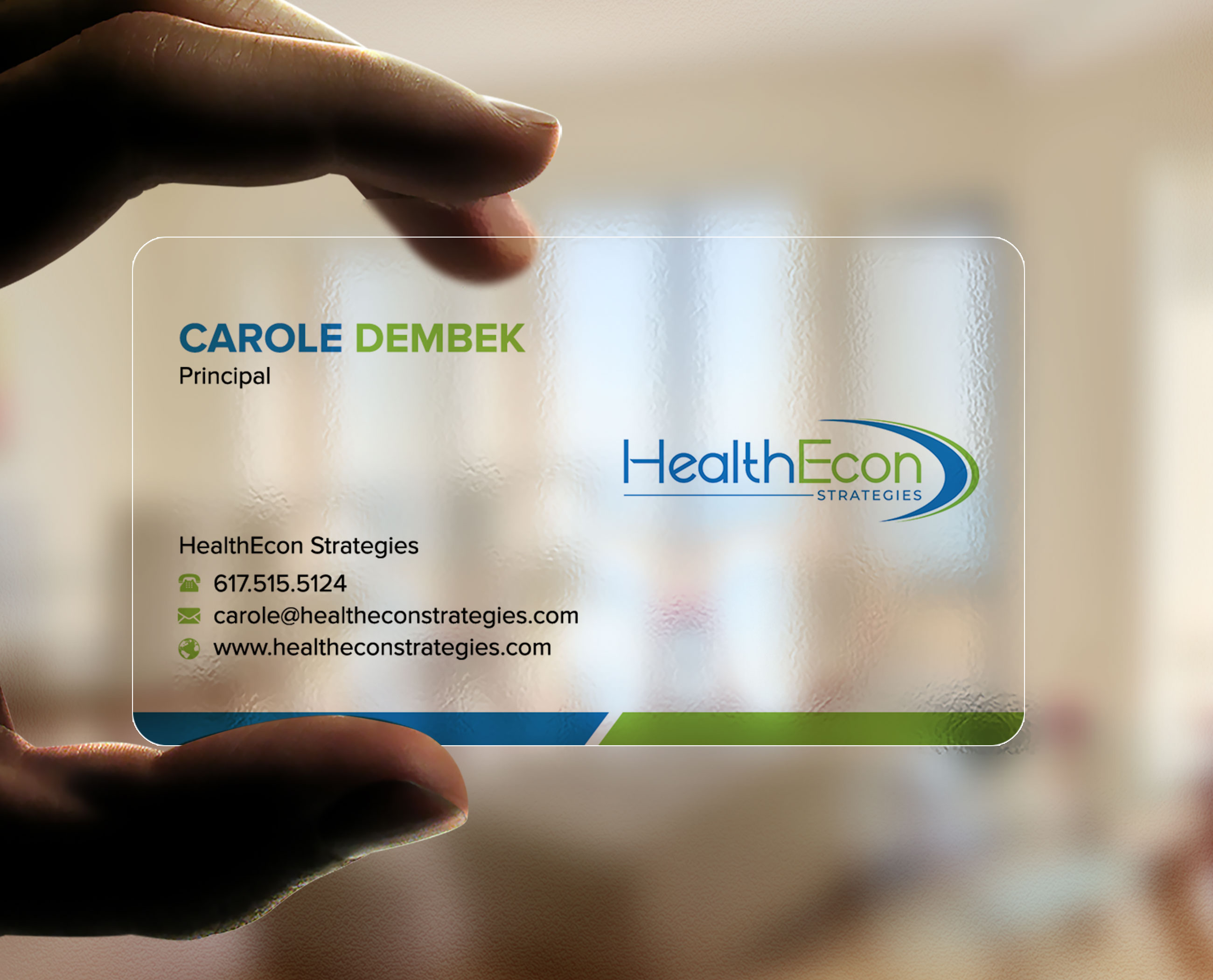 Business Card Design by sadikul islam for HealthEcon Strategies | Design #34066166