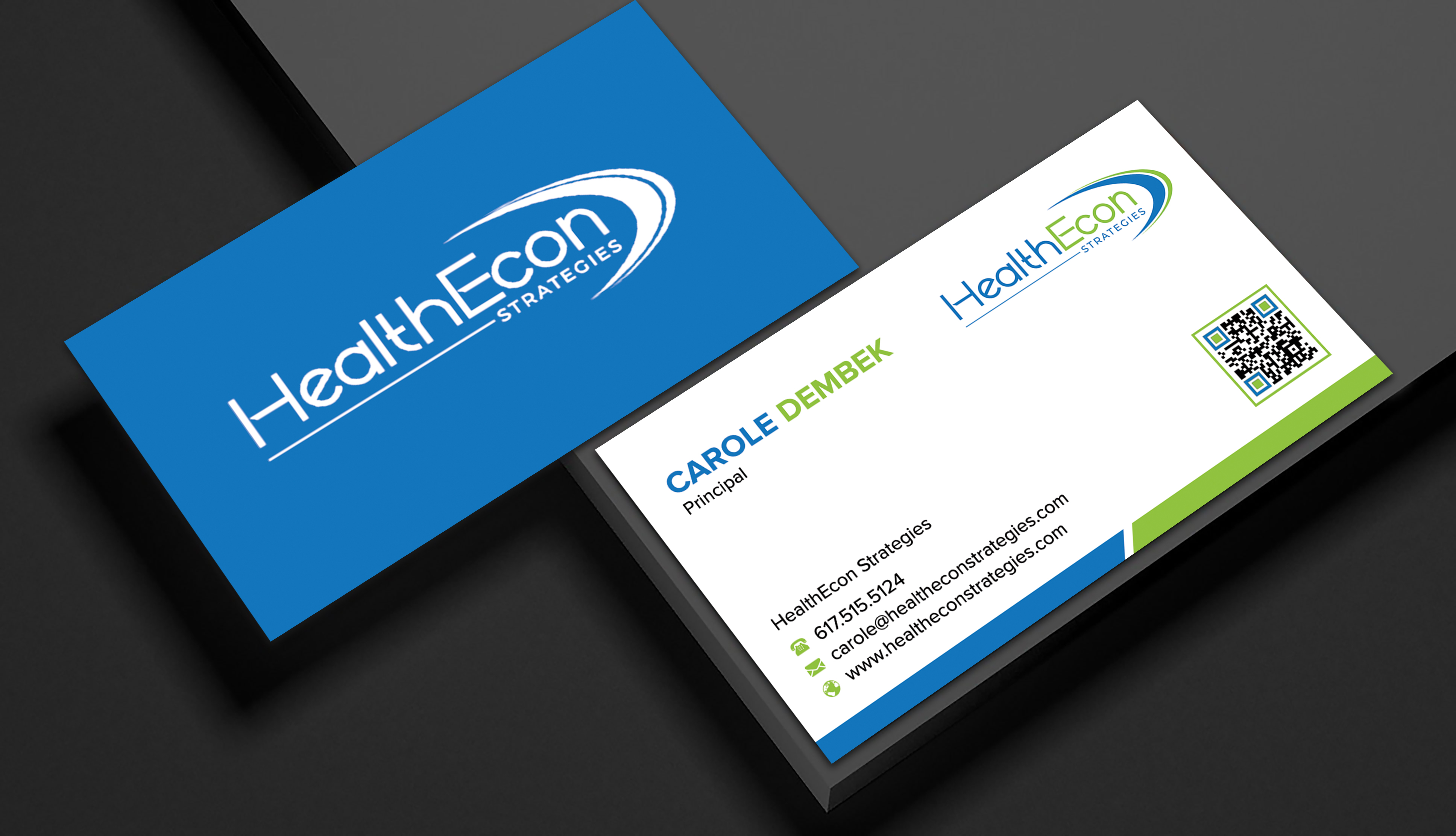 Business Card Design by sadikul islam for HealthEcon Strategies | Design #34066167