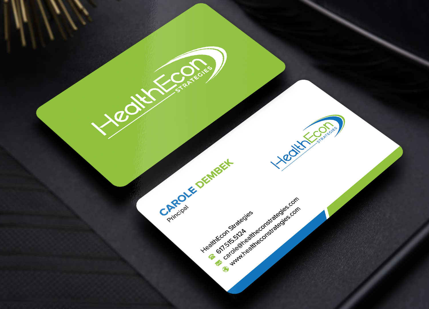 Diseño de Tarjeta de Presentación por sadikul islam para HealthEcon Strategies | Diseño #34066168