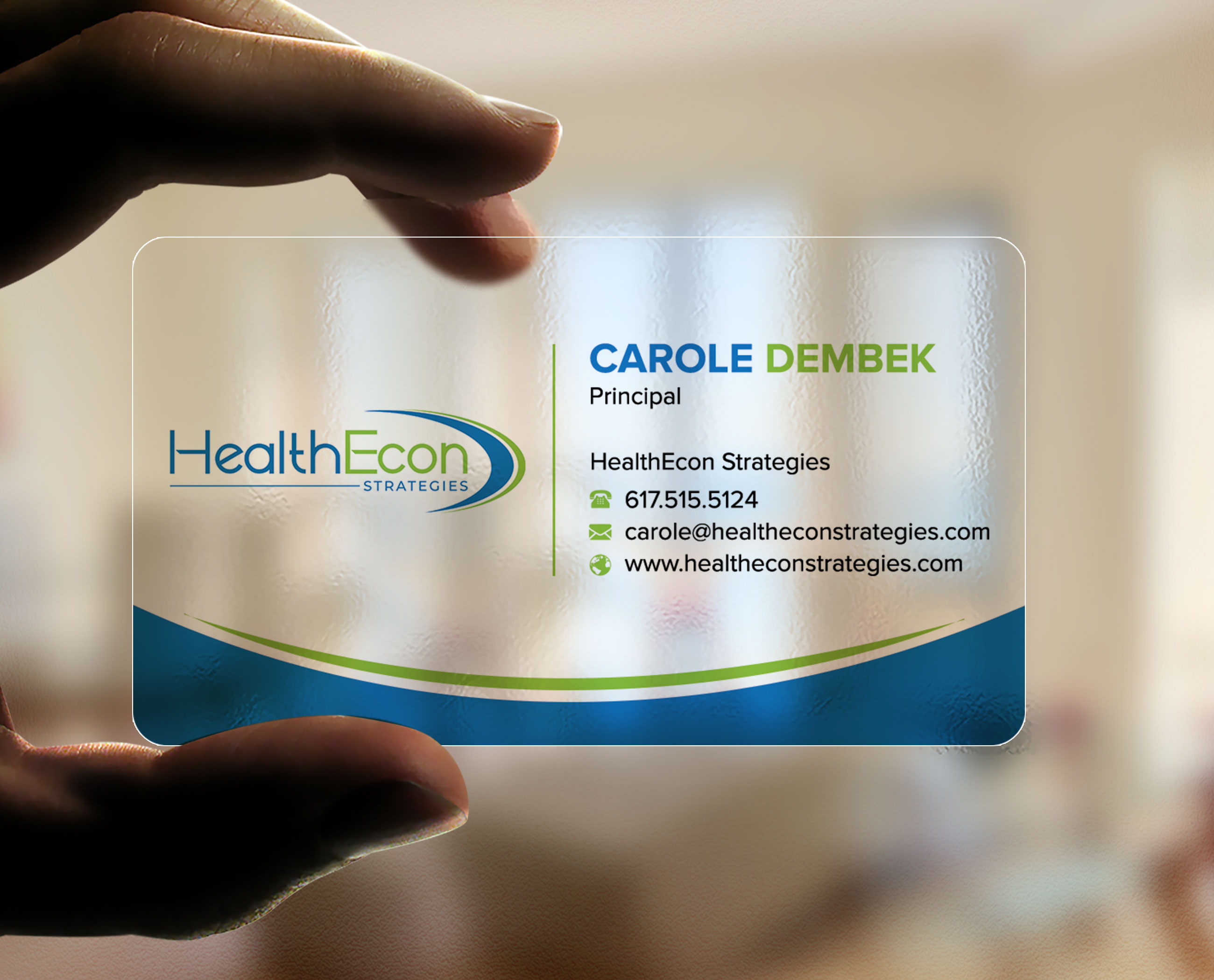Design de Carte de Visite par sadikul islam pour HealthEcon Strategies | Design #34066192