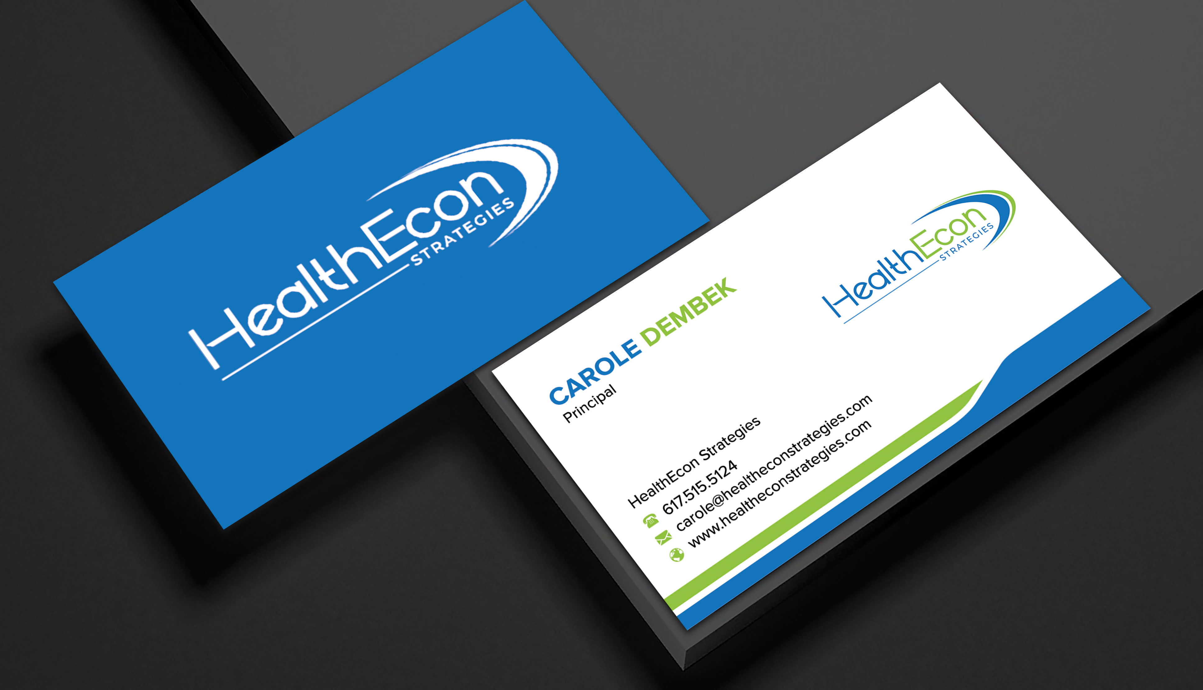 Business Card Design by sadikul islam for HealthEcon Strategies | Design #34066195