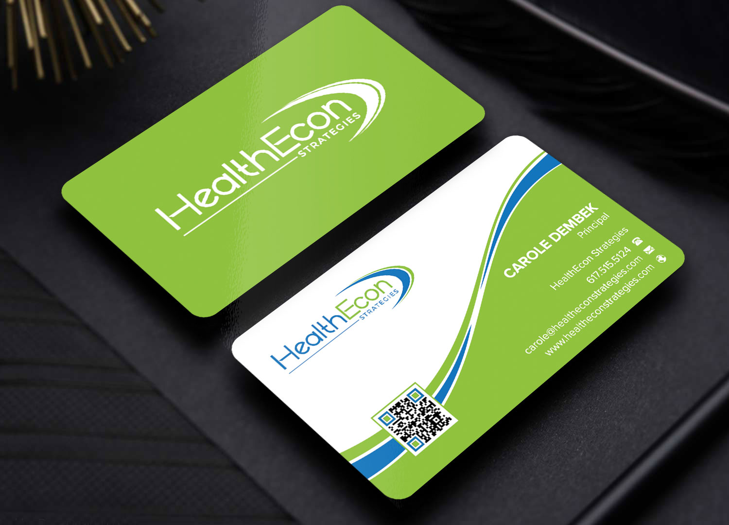 Business Card Design by sadikul islam for HealthEcon Strategies | Design #34066212