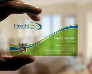 Design de Carte de Visite par sadikul islam pour HealthEcon Strategies | Design : #34066213