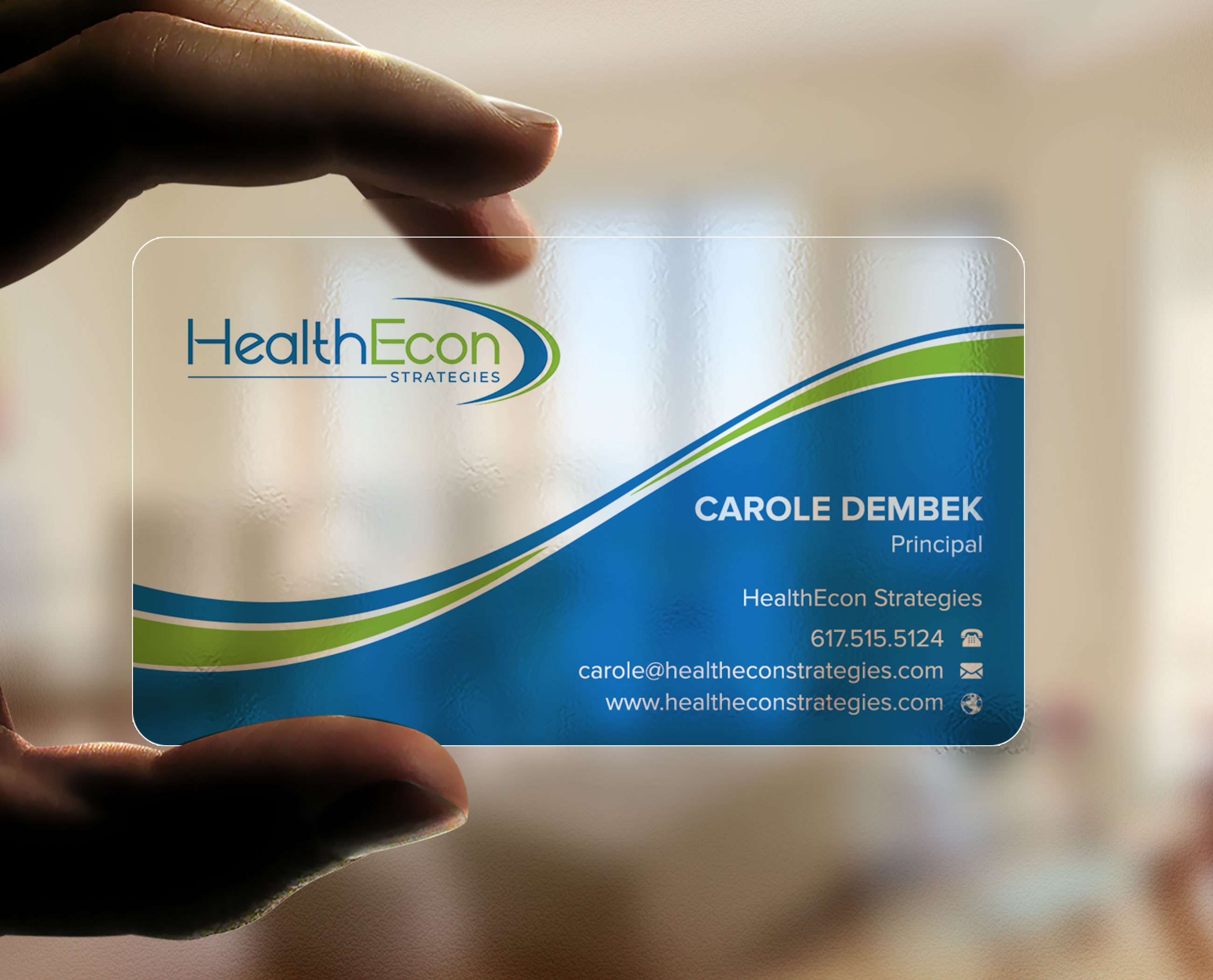 Design de Carte de Visite par sadikul islam pour HealthEcon Strategies | Design #34066214