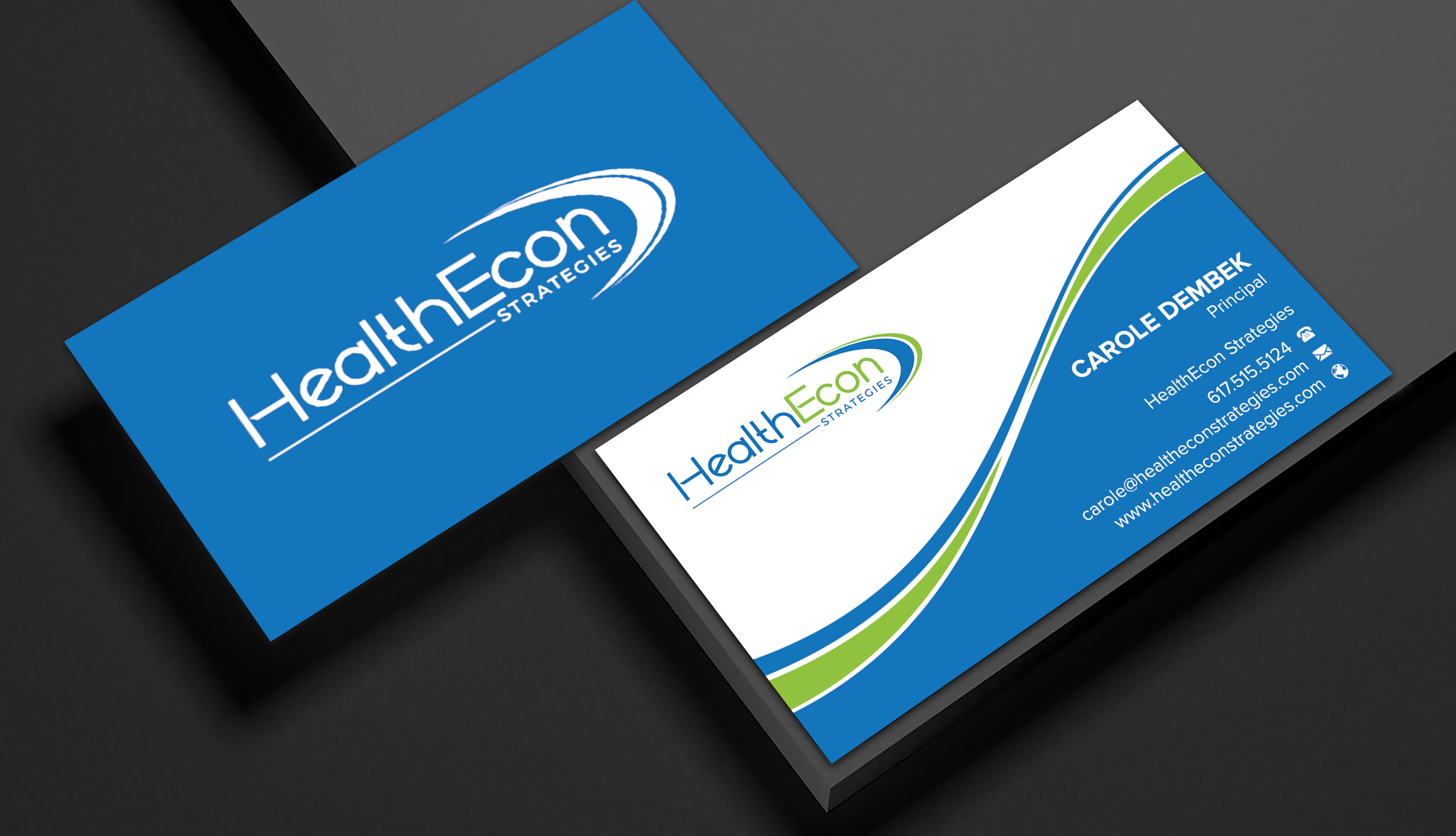Business Card Design by sadikul islam for HealthEcon Strategies | Design #34066215