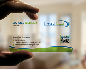 Design de Carte de Visite par sadikul islam pour HealthEcon Strategies | Design : #34066228