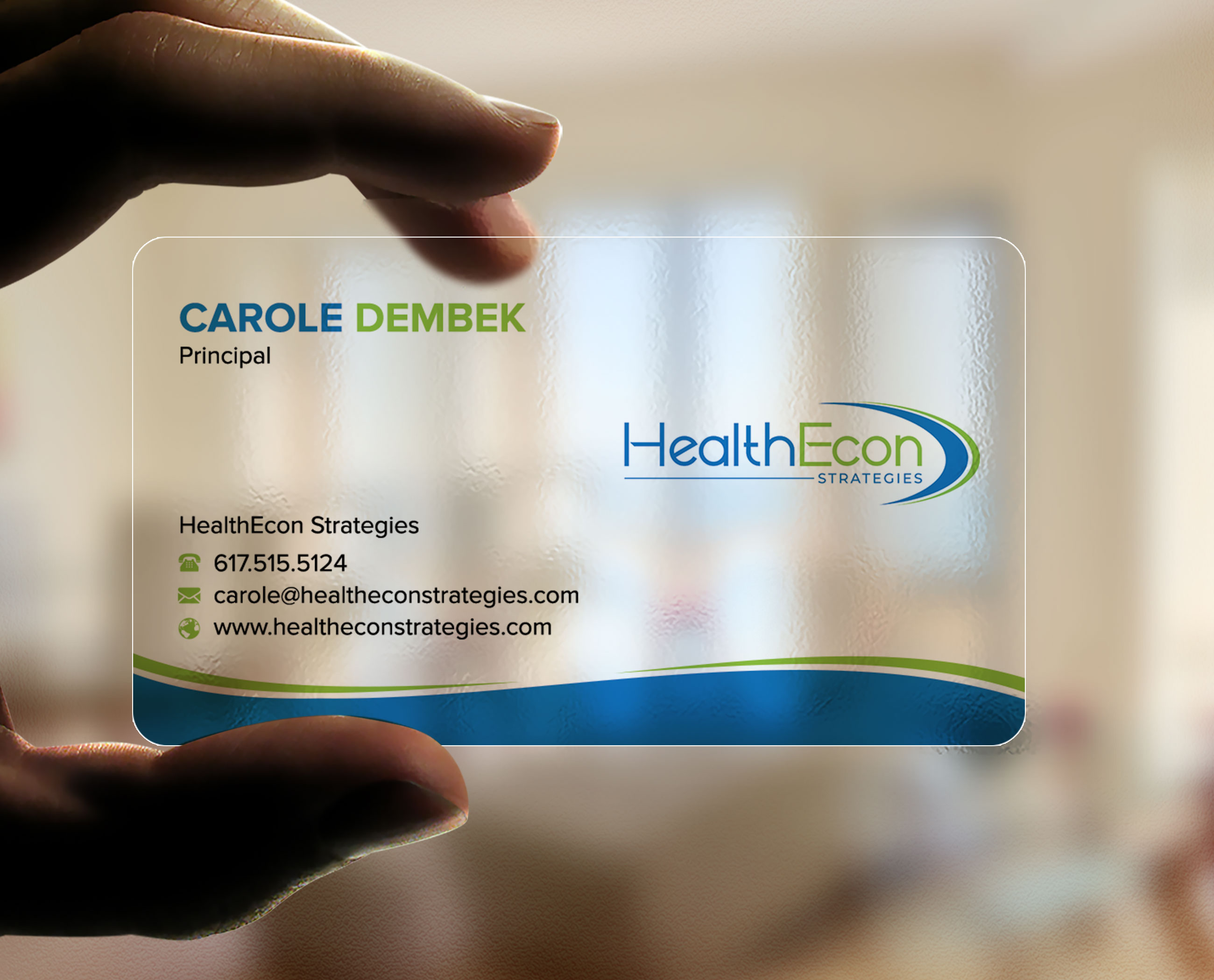 Business Card Design by sadikul islam for HealthEcon Strategies | Design #34066229