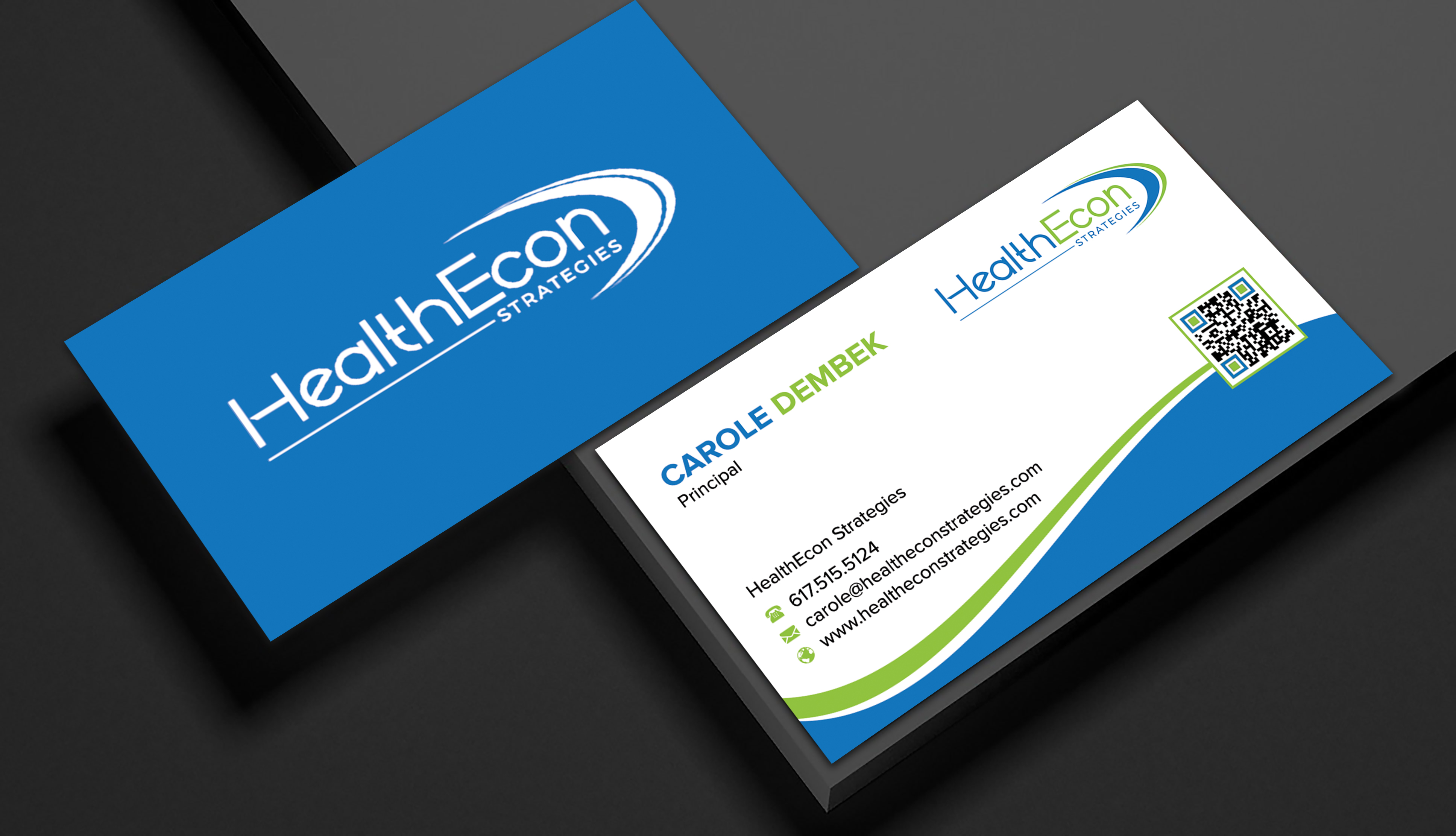 Business Card Design by sadikul islam for HealthEcon Strategies | Design #34066259