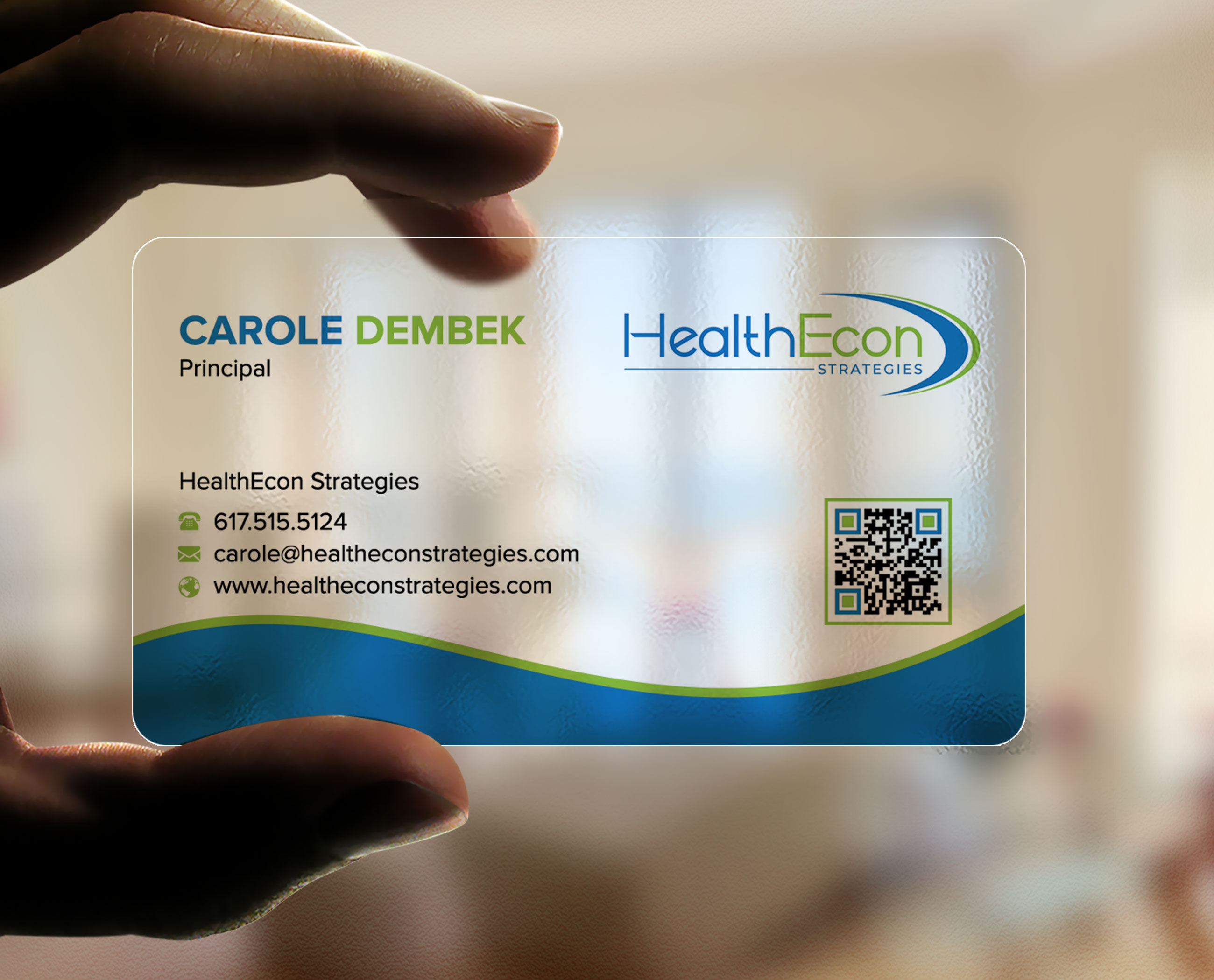 Design de Carte de Visite par sadikul islam pour HealthEcon Strategies | Design #34066313