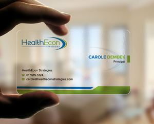 Business Card Design by sadikul islam for HealthEcon Strategies | Design: #34066319