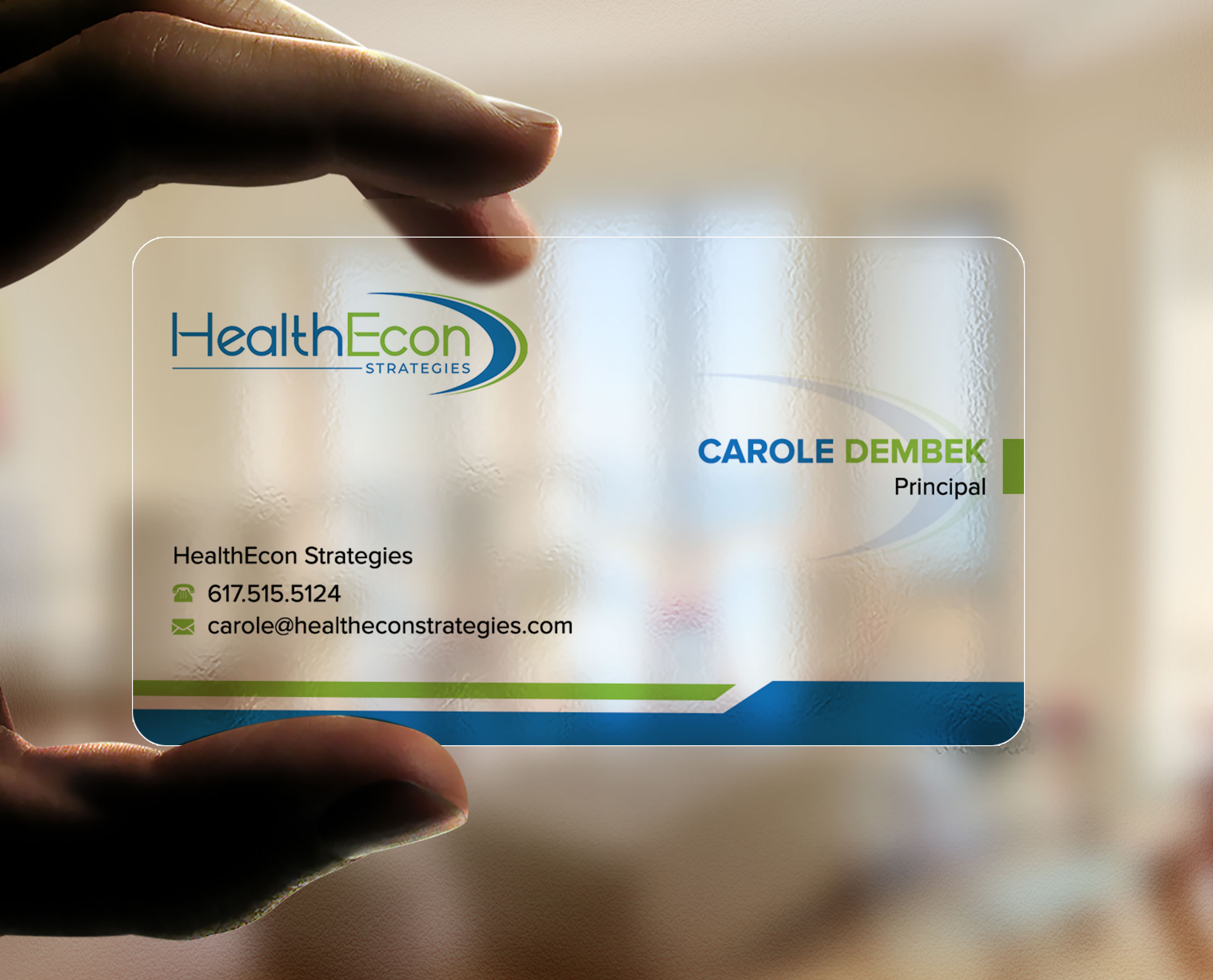 Business Card Design by sadikul islam for HealthEcon Strategies | Design #34066320