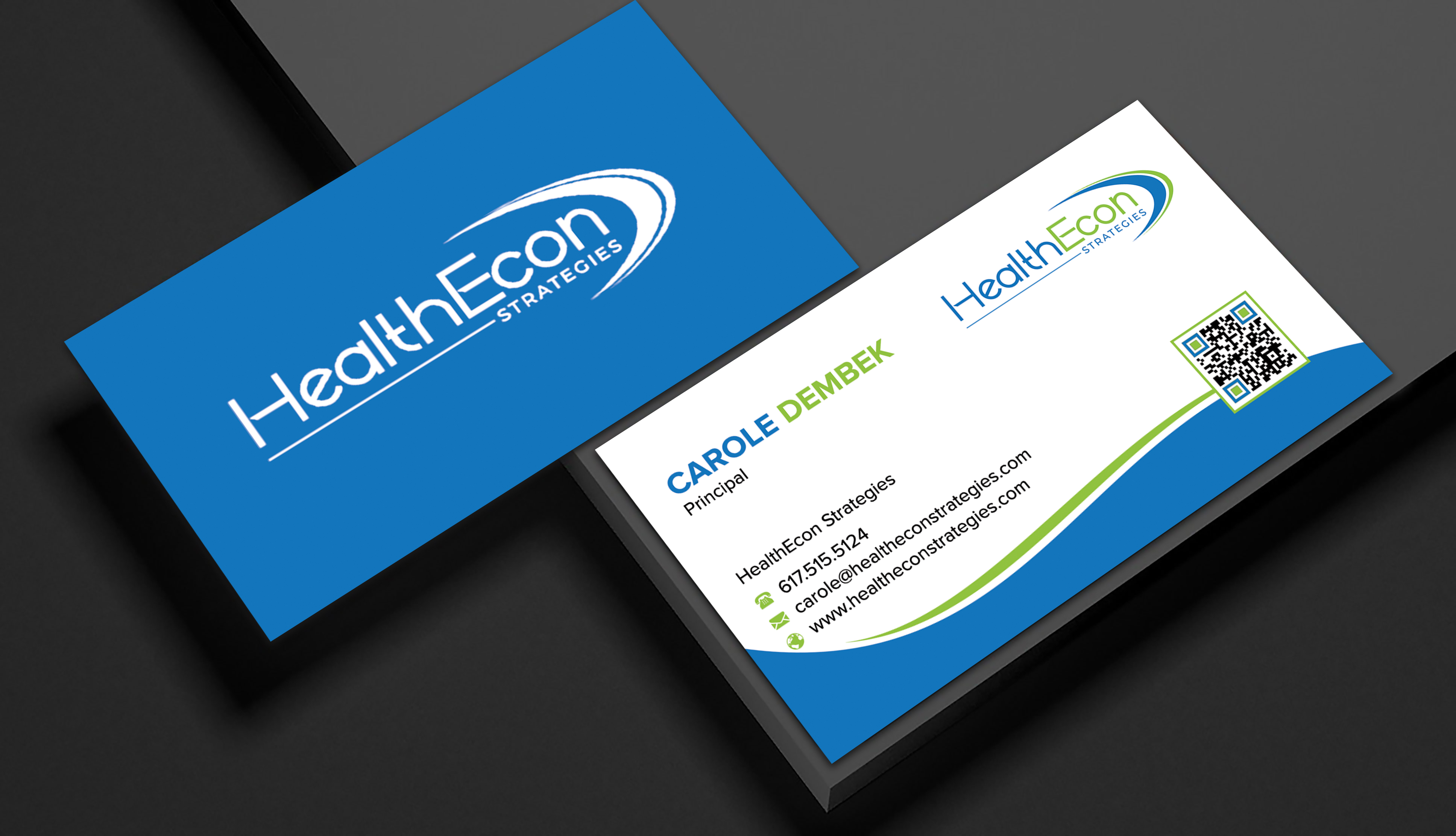 Business Card Design by sadikul islam for HealthEcon Strategies | Design #34066340